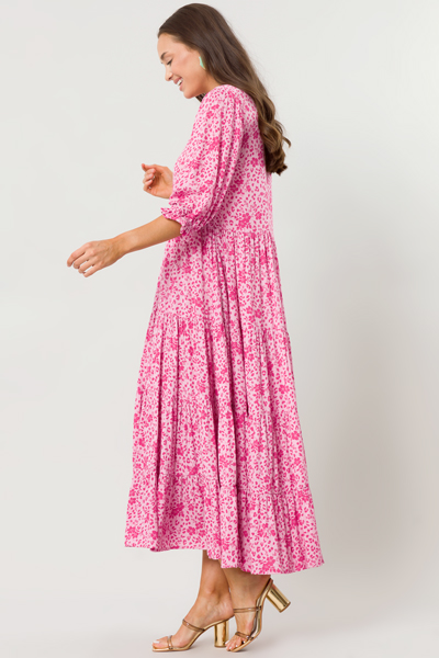 Karlie Floral Maxi, Pink