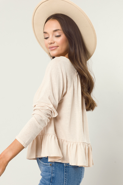 Best Of Me Knit Top, Natural