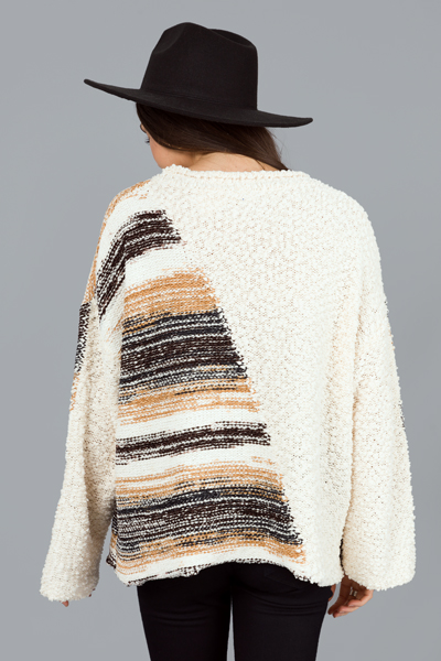 Sedimentary Sweater, Ivory Multi