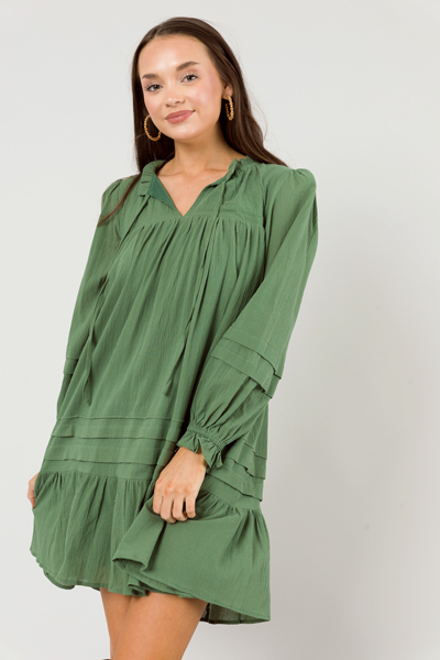 Wynona Loose Dress, Green
