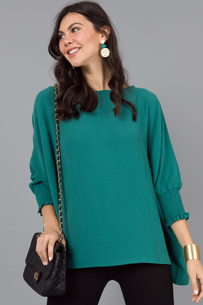 Gwen Oversize Blouse, Green