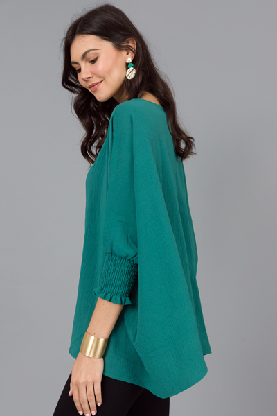 Gwen Oversize Blouse, Green