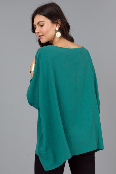 Gwen Oversize Blouse, Green