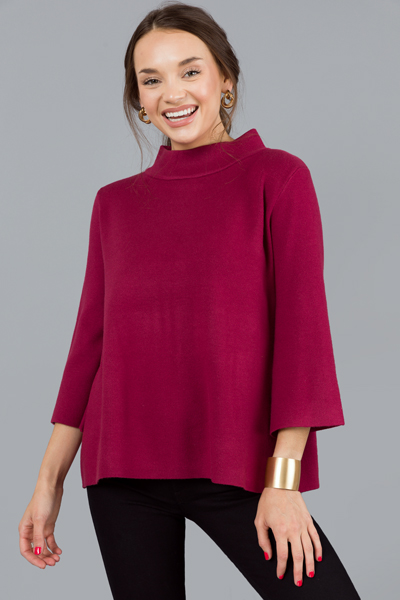 Audrey Sweater, Crushed Berry