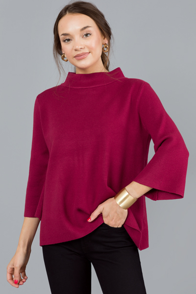 Audrey Sweater, Crushed Berry