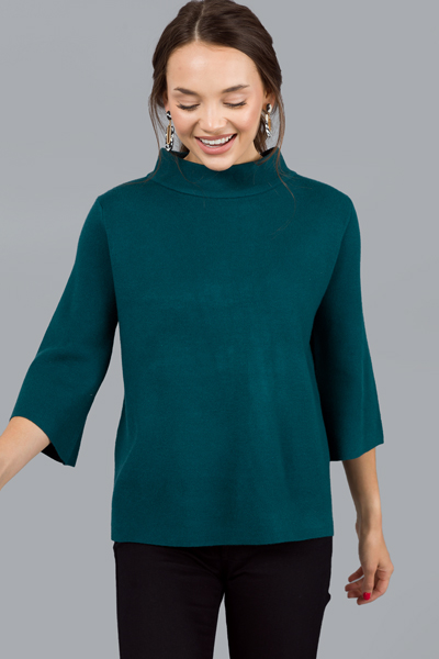 Audrey Sweater, Teal Green