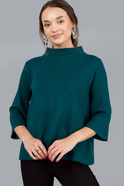 Audrey Sweater, Teal Green
