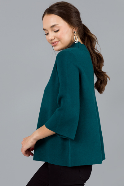 Audrey Sweater, Teal Green