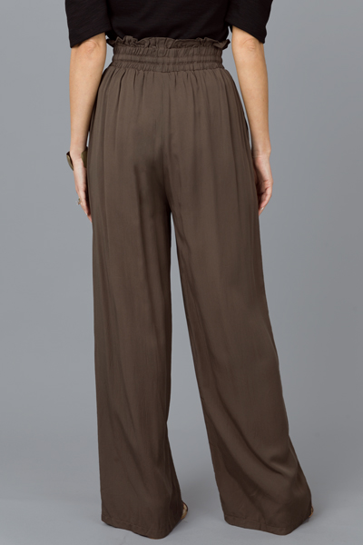 Kimmy Flowy Pants, Olive