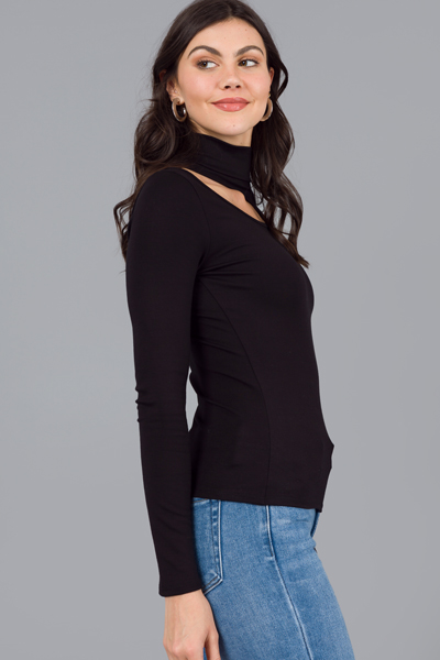 Night Out Stretch Top, Black