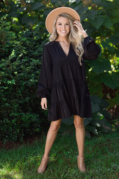 Be My Babydoll Dress, Black