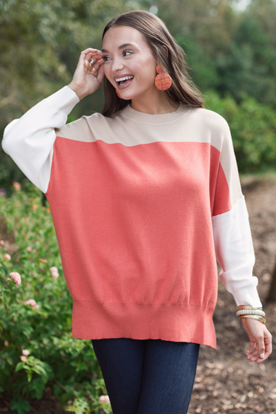 Fall Colorblock Sweater