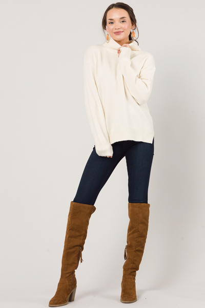 Simplicity Sweater, Cream