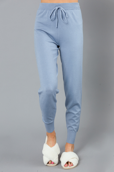 Stellar Sweater Knit Jogger, Blue