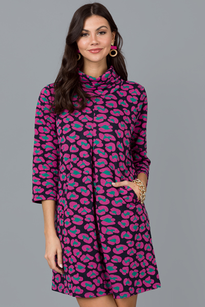 Meghan Dress, Leopard Blossom