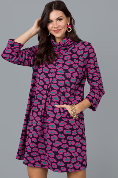 Meghan Dress, Leopard Blossom