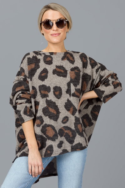 Cheetah Running Tunic - Blue main image 1