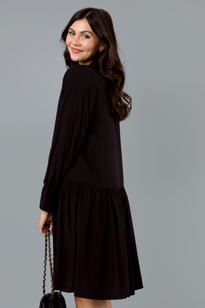 Drop Waist Shirt Dress