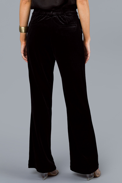 Perfect Velvet Slacks, Black