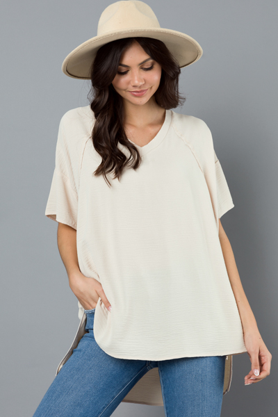 Relaxed Blouse, Oatmeal