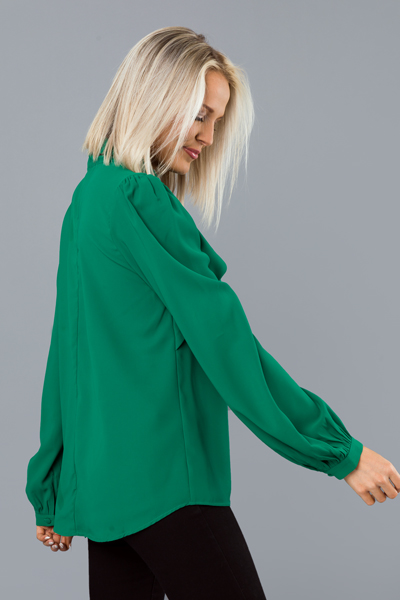 Cosmopolitan Blouse, Green