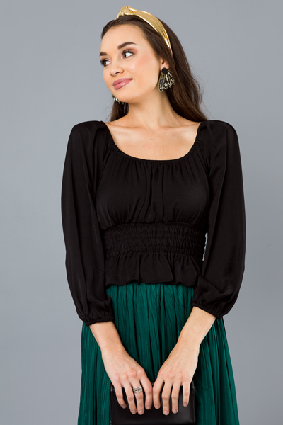 Back To You Blouse, Black