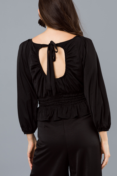 Back To You Blouse, Black