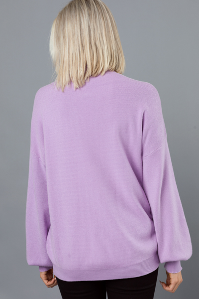 Kinsley Mock Sweater, Lavender