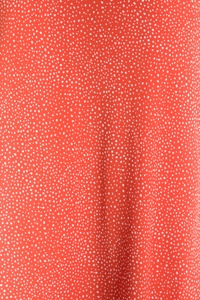 Ditsy Dot Midi Skirt, Orange