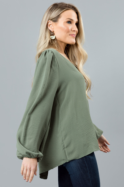 Wear Everywhere Blouse, Olive