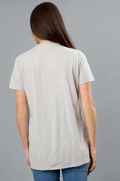 Nelly Basic Tee, Silver