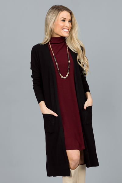 Willow Cardigan, Black