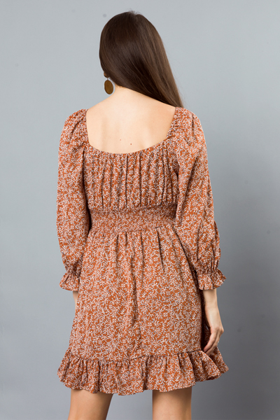 Cinnamon Branches Dress