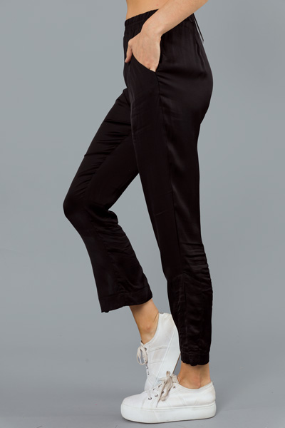 Easy Silky Pants, Black