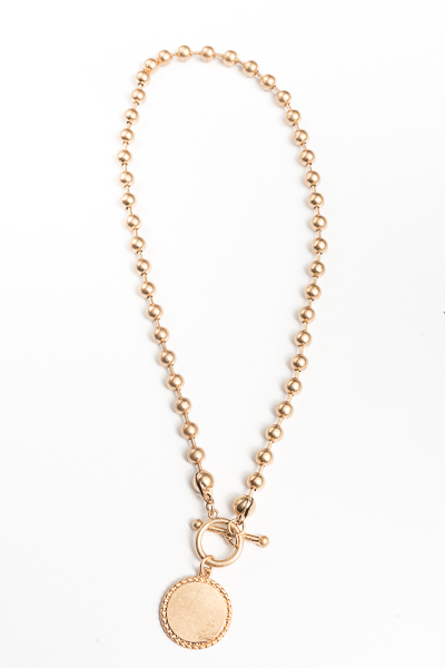 CCB Ball Necklace, Gold