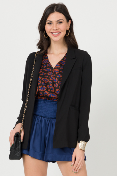 Market Days Blazer, Black