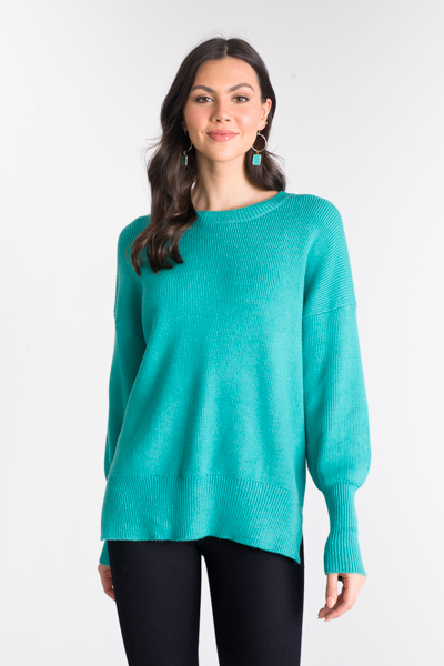 Arya Solid Sweater, Green