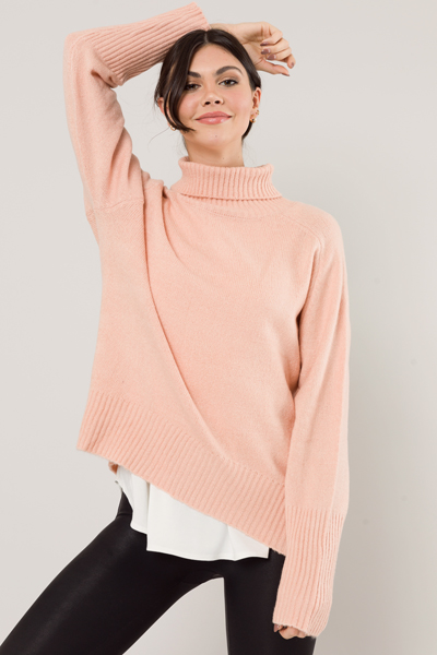 Britt Sweater, Pale Pink