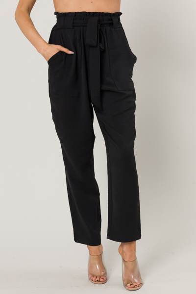 Classic Black Tie Pant