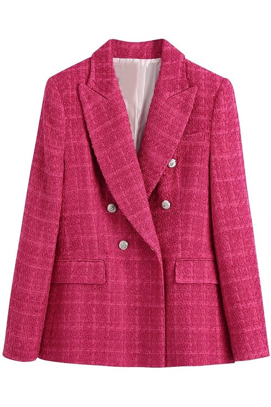 Fab Tweed Blazer, Pink