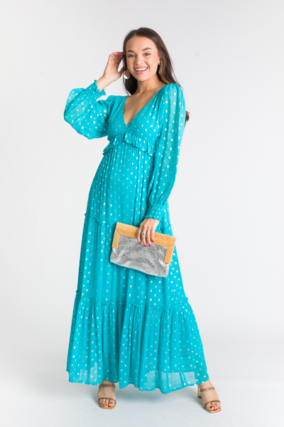 Dazzle V Maxi, Teal Silver