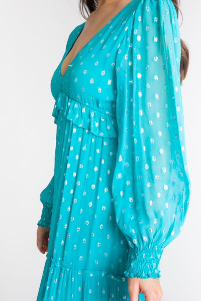 Dazzle V Maxi, Teal Silver