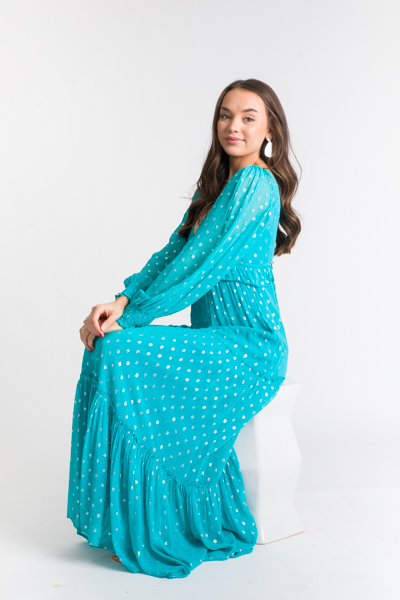 Dazzle V Maxi, Teal Silver