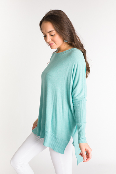 Shannon Soft Tunic, Aqua