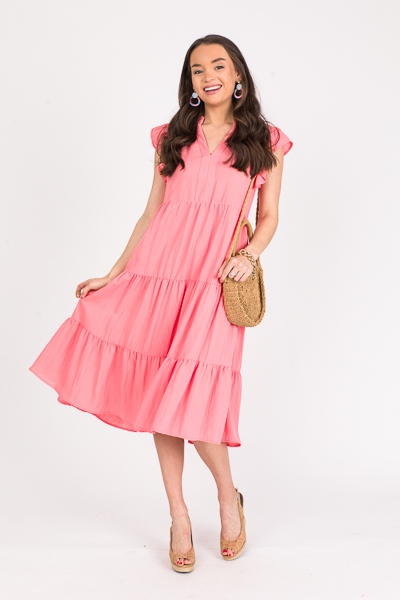 Mid Way Dress, Peach