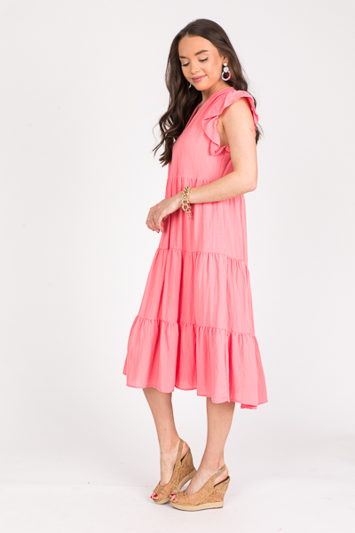 Mid Way Dress, Peach