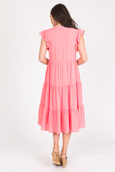 Mid Way Dress, Peach