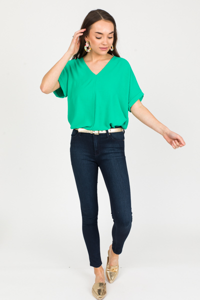 Lola Blouse, Green