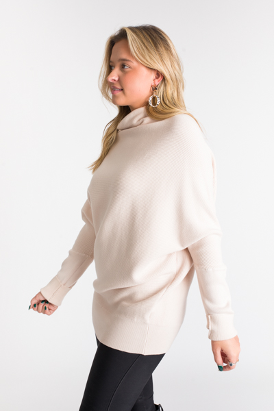 Dolman Mock Sweater, Shell