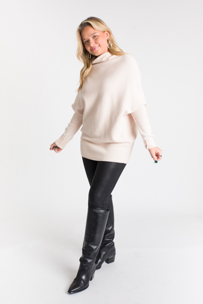 Dolman Mock Sweater, Shell